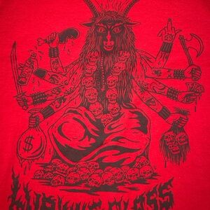 Red Graphic Men Shirt